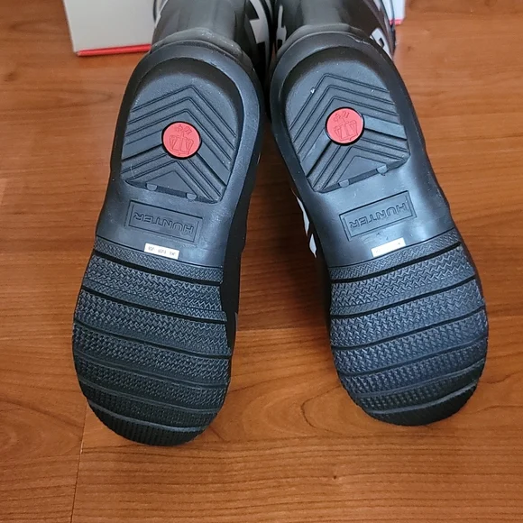 HUNTER Tall Exploded Logo Rain Boot Size 8 - Picture 6 of 11